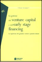 Immagine di La gestione del venture capital e dell'early stage financing