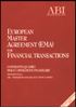 Immagine di European Master Agreement (EMA) for Financial transactions - NUOVA EDIZIONE 2004