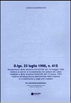 Immagine di 15. D.lgs 23 luglio 1996 n.415 (decreto Eurosim)