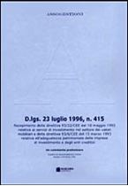 Immagine di 15. D.lgs 23 luglio 1996 n.415 (decreto Eurosim)