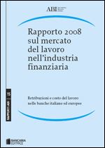 Immagine di Rapporto 2008 sul mercato del lavoro nell'industria finanziaria