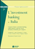 Immagine di L'investment banking in Italia