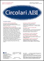 Immagine di Circolari ABI n. 42 del 19 novembre 2007