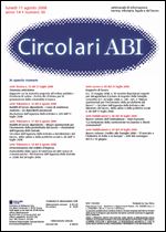 Immagine di Circolari ABI n. 30 del 11 agosto 2008