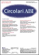 Immagine di Circolari ABI n. 31 del 18 agosto 2008