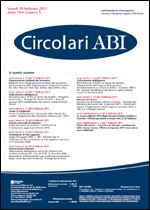 Immagine di Circolari ABI n. 5 del 14 febbraio 2011