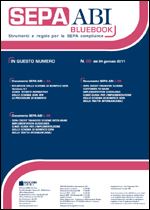 Immagine di SEPA ABI BlueBook N. 20 del 24 gennaio 2011