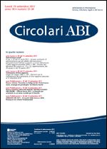 Immagine di Circolari ABI n. 33-34 del 19 settembre 2011