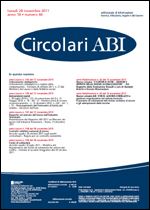 Immagine di Circolari ABI n. 44 del 28 novembre 2011