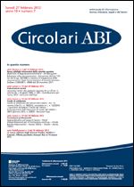 Immagine di Circolari ABI n. 7 del 27 febbraio 2012