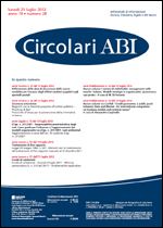 Immagine di Circolari ABI n. 28 del 23 luglio 2012