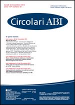 Immagine di Circolari ABI n. 44 del 26 novembre 2012