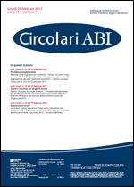 Immagine di Circolari ABI n. 7 del 25 febbraio 2013