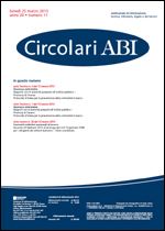 Immagine di Circolari ABI n. 11 del 25 marzo 2013