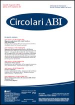 Immagine di Circolari ABI n. 30 del 4 agosto 2014