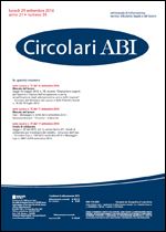 Immagine di Circolari ABI n. 35 del 29 settembre 2014