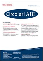 Immagine di Circolari ABI n. 36 del 6 ottobre 2014