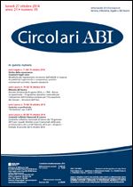 Immagine di Circolari ABI n. 39 del 27 ottobre 2014