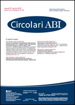 Immagine di Circolari ABI n. 15-16 del 27 aprile 2015