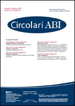 Immagine di Circolari ABI n. 21 del 1° giugno 2015