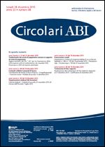 Immagine di Circolari ABI n. 48 del 28 dicembre 2015