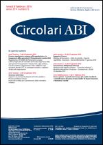 Immagine di Circolari ABI n. 5 dell'8 febbraio 2016