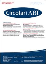 Immagine di Circolari ABI n. 8 del 29 febbraio 2016