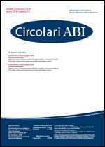 Immagine di Circolari ABI n.23 del 13 giugno 2016