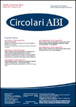 Immagine di Circolari ABI n.32 del 5 settembre 2016