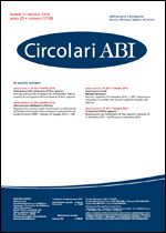 Immagine di Circolari ABI n.37-38 del 17 ottobre 2016