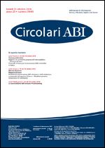 Immagine di Circolari ABI n.39-40 del 31 ottobre 2016