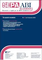 Immagine di SEPA ABI BlueBook N. 32 del 15 dicembre 2016