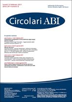 Immagine di Circolari ABI n.6 del 13 febbraio 2017