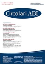 Immagine di Circolari ABI n.10 del 13 marzo 2017