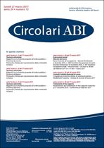 Immagine di Circolari ABI n.12 del 27 marzo 2017