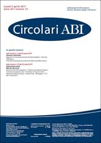 Immagine di Circolari ABI n.13 del 3 aprile 2017