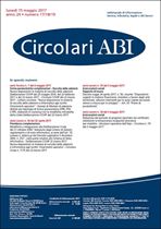 Immagine di Circolari ABI n.17-18-19 del 15 maggio 2017