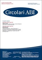 Immagine di Circolari ABI n. 13-14 del 16 aprile 2018