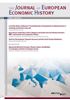 Visualizza i dettagli per Journal of European Economic History - 2019 issue 3 Immagine di Journal of European Economic History - 2019 issue 3