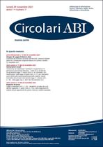 Immagine di Circolari ABI Nuova Serie n.7 del 29 novembre 2021
