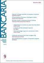 Immagine di Bancaria n. 9/2022