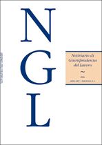 Immagine di Notiziario di Giurisprudenza del Lavoro n. 2/2024