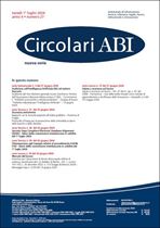 Immagine di Circolari ABI Nuova Serie n.27 del 1° luglio 2024