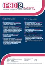 Immagine di PSD2 BlueBook N. 47 del 16 aprile 2025