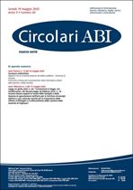 Immagine di Circolari ABI Nuova Serie n.20 del 19 maggio 2025