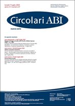 Immagine di Circolari ABI Nuova Serie n.27 del 7 luglio 2025