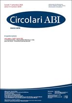 Immagine di Circolari ABI Nuova Serie n.32-35 del 1° settembre 2025