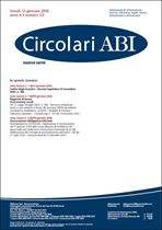 Immagine di Circolari ABI Nuova Serie n.1-2 del 12 gennaio 2026