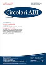 Immagine di Circolari ABI Nuova Serie n.13 del 30 marzo 2026