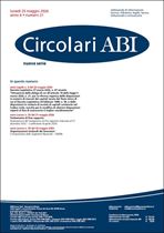 Immagine di Circolari ABI Nuova Serie n.21 del 25 maggio 2026